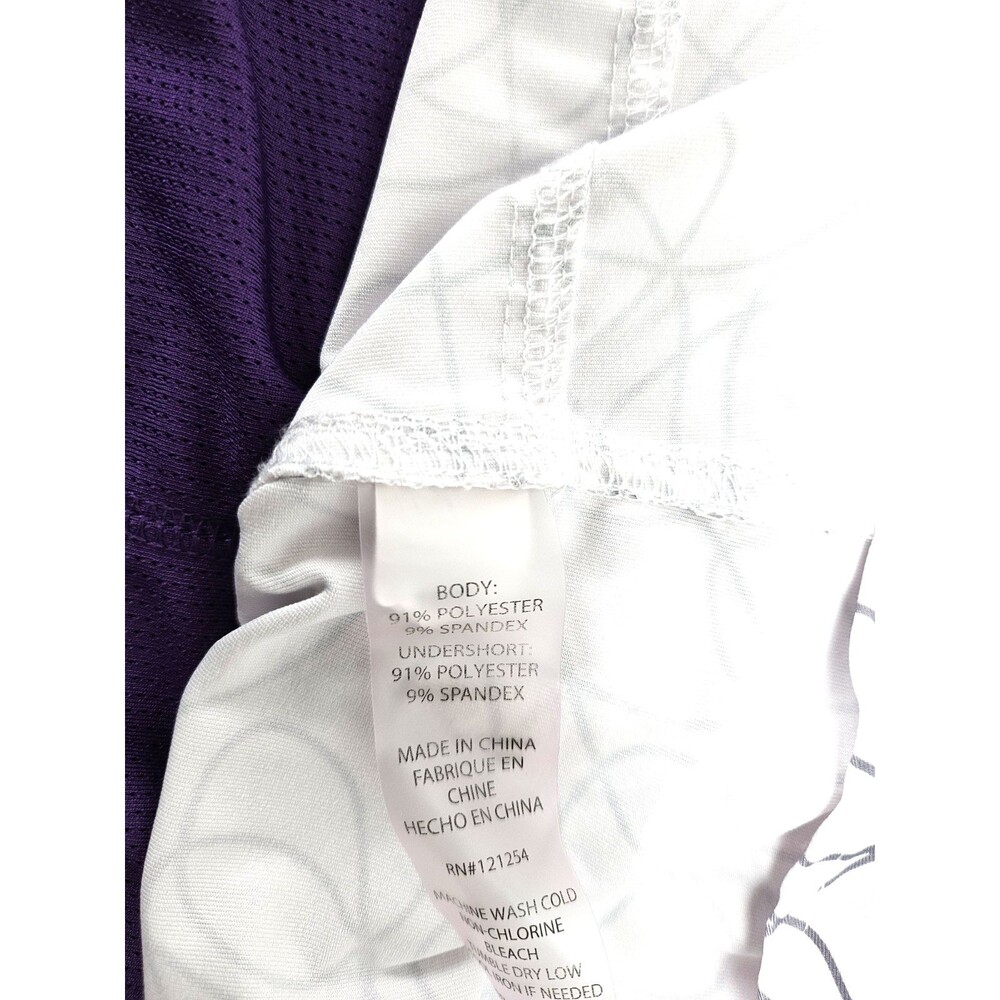 JoFit Golf Tennis Skirt Women's sz L White & Purple Skort Sporty - Picture 9 of 9